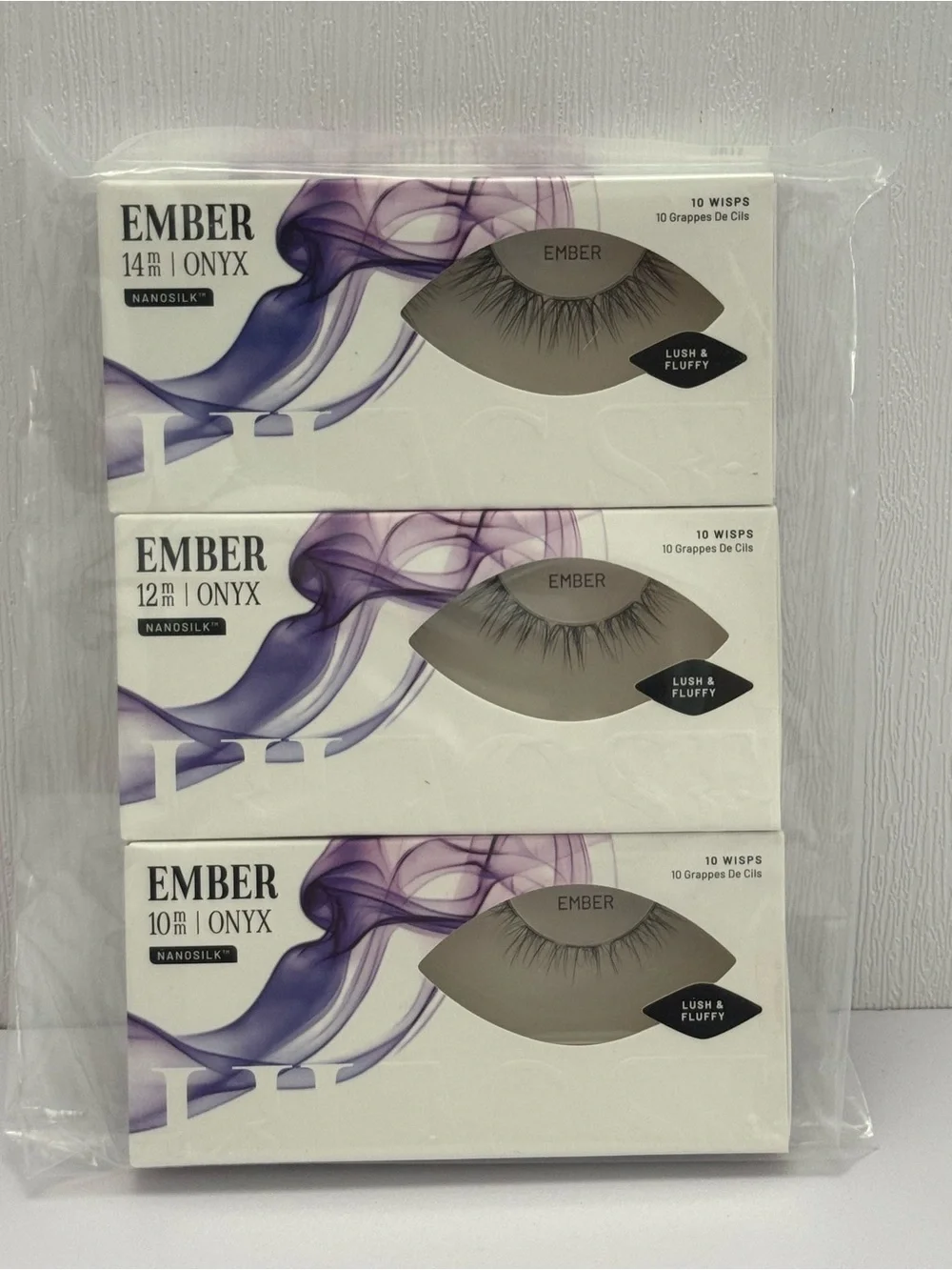 Lilac St. NanoSoft Lash Clusters 3-Pack Ember C/D Curl Korean Silk 30PC Lashes